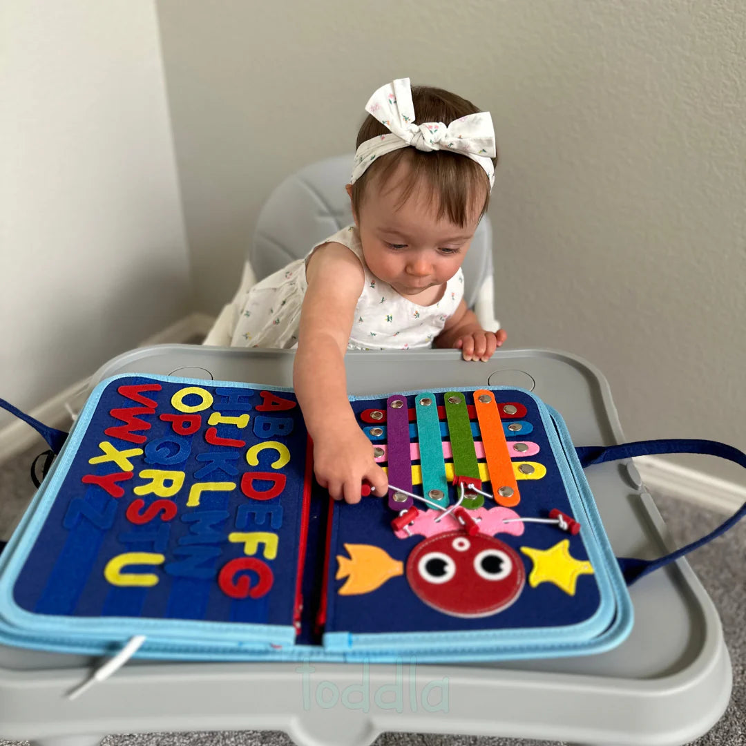 Flantos™ Montessori Busy Board - Best For Kids Cognitive Growth