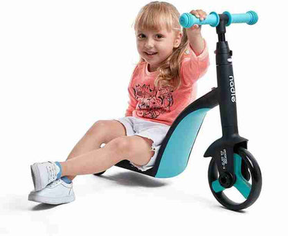 Flantos Kids 3-in-1 Adjustable Tricycle Kick Scooter