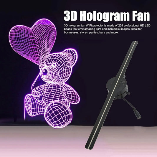 Flantos™ 3D Holographic Super Display Fan - Free Shipping