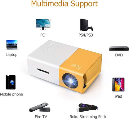 Flantos Portable Home Mini Projector - Replace Your Tv Now